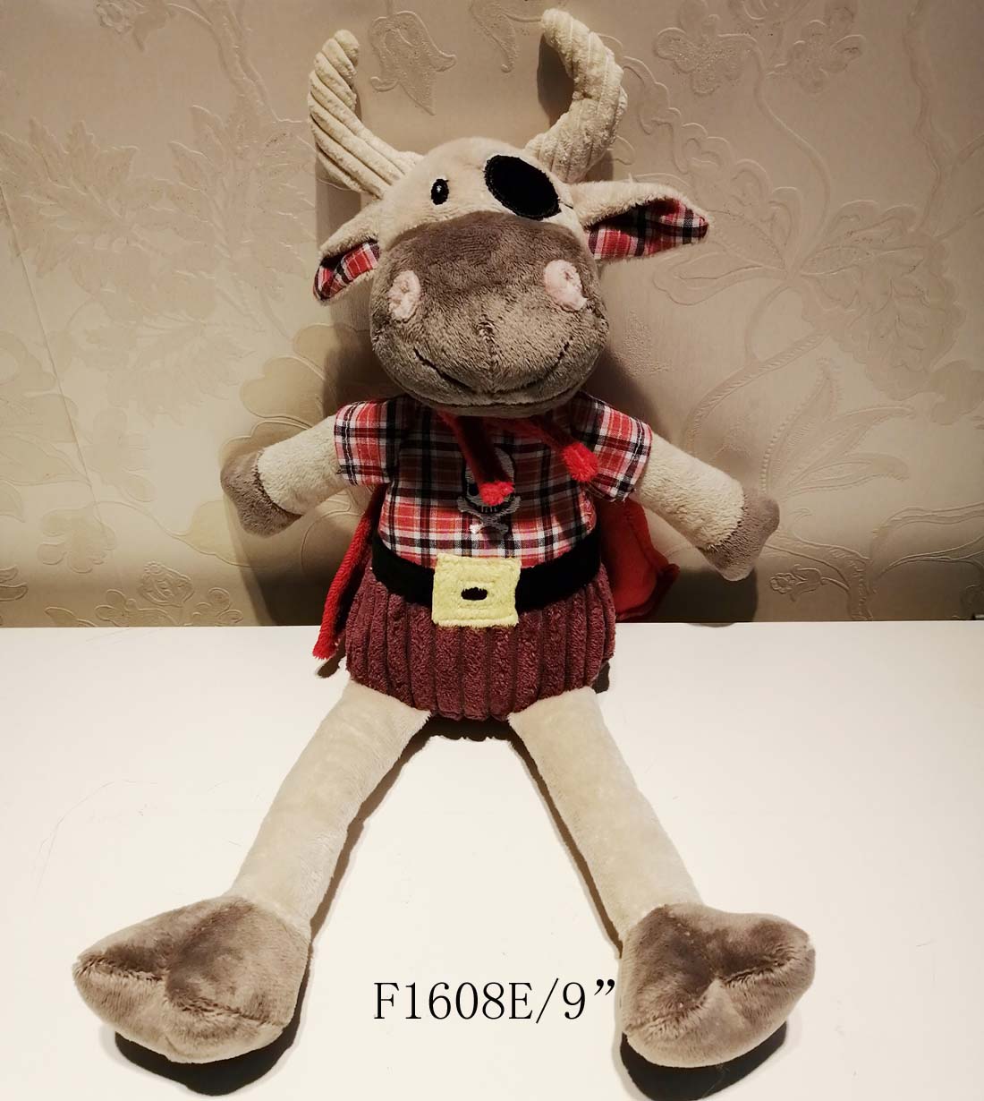 Chinese plush toy of cow