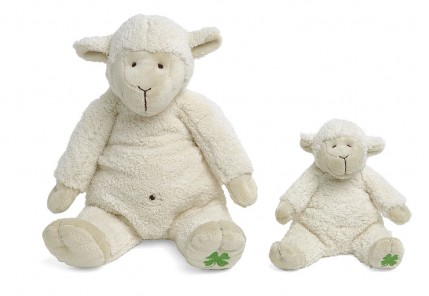 Chinese plush toy of cream sheep