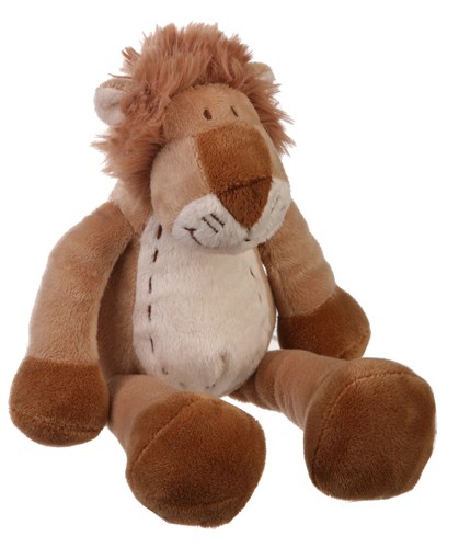 Chinese plush toy of brown lion
