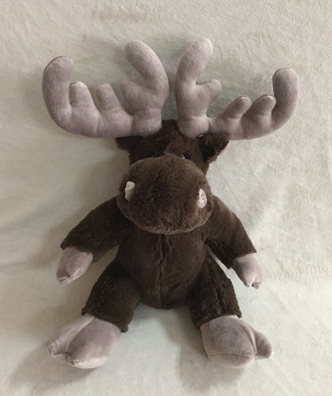 Chinese plush dark brown moose